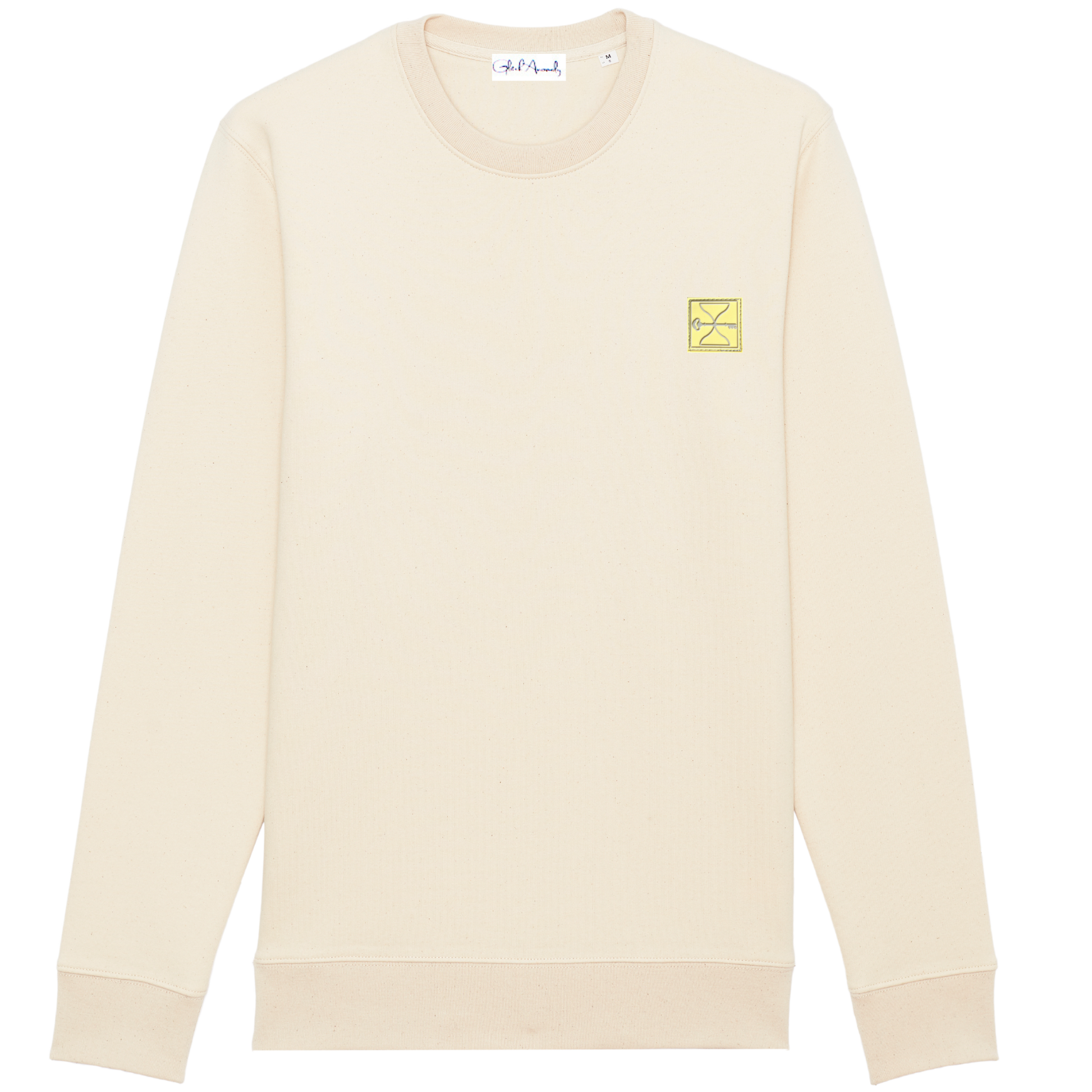 Vintage Raw Hourglass Sweatshirt (Yellow Badge)