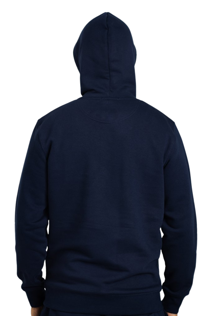 Navy Hourglass Hoodie (Yellow Badge)