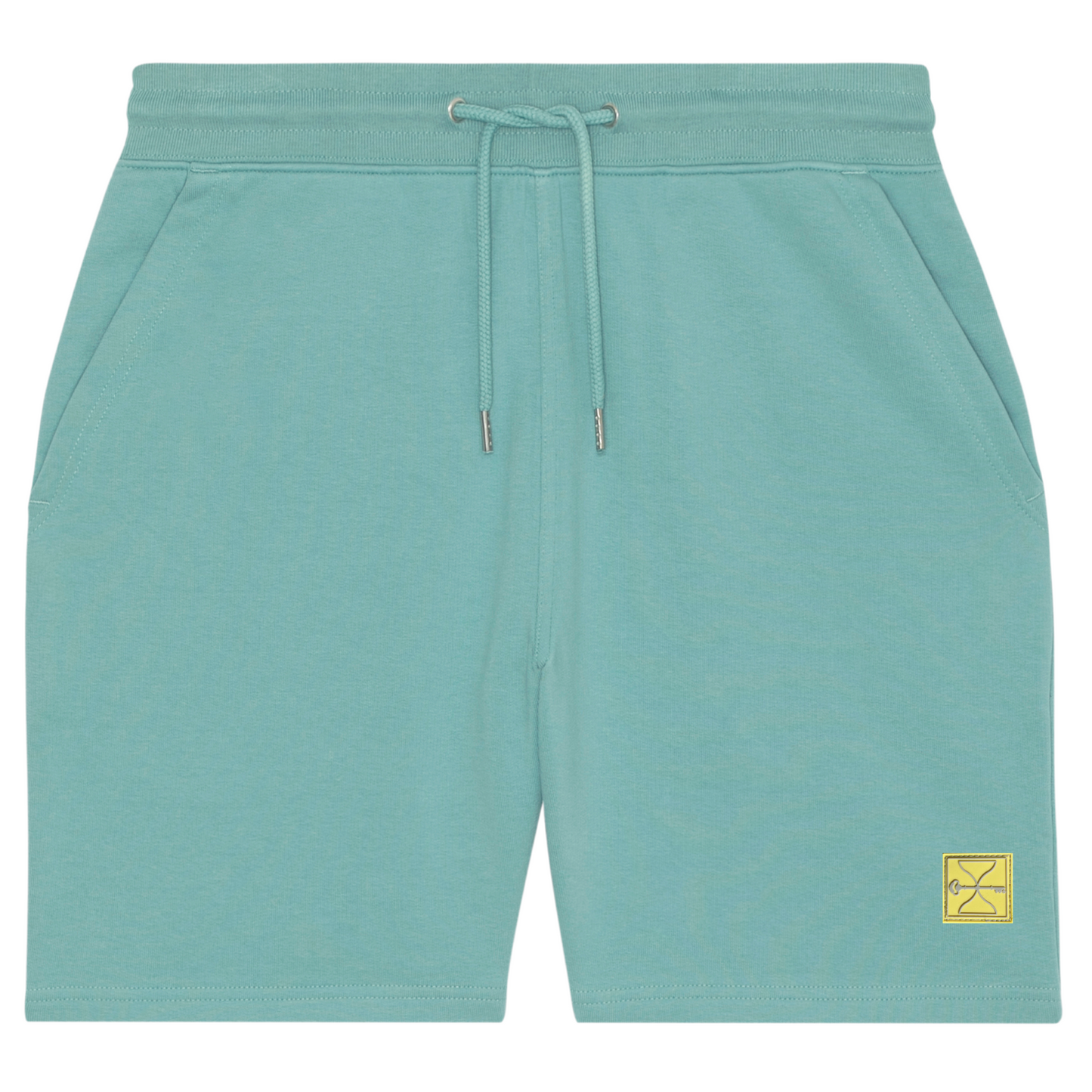 Teal Hourglass Sweatshorts (Yellow Badge)