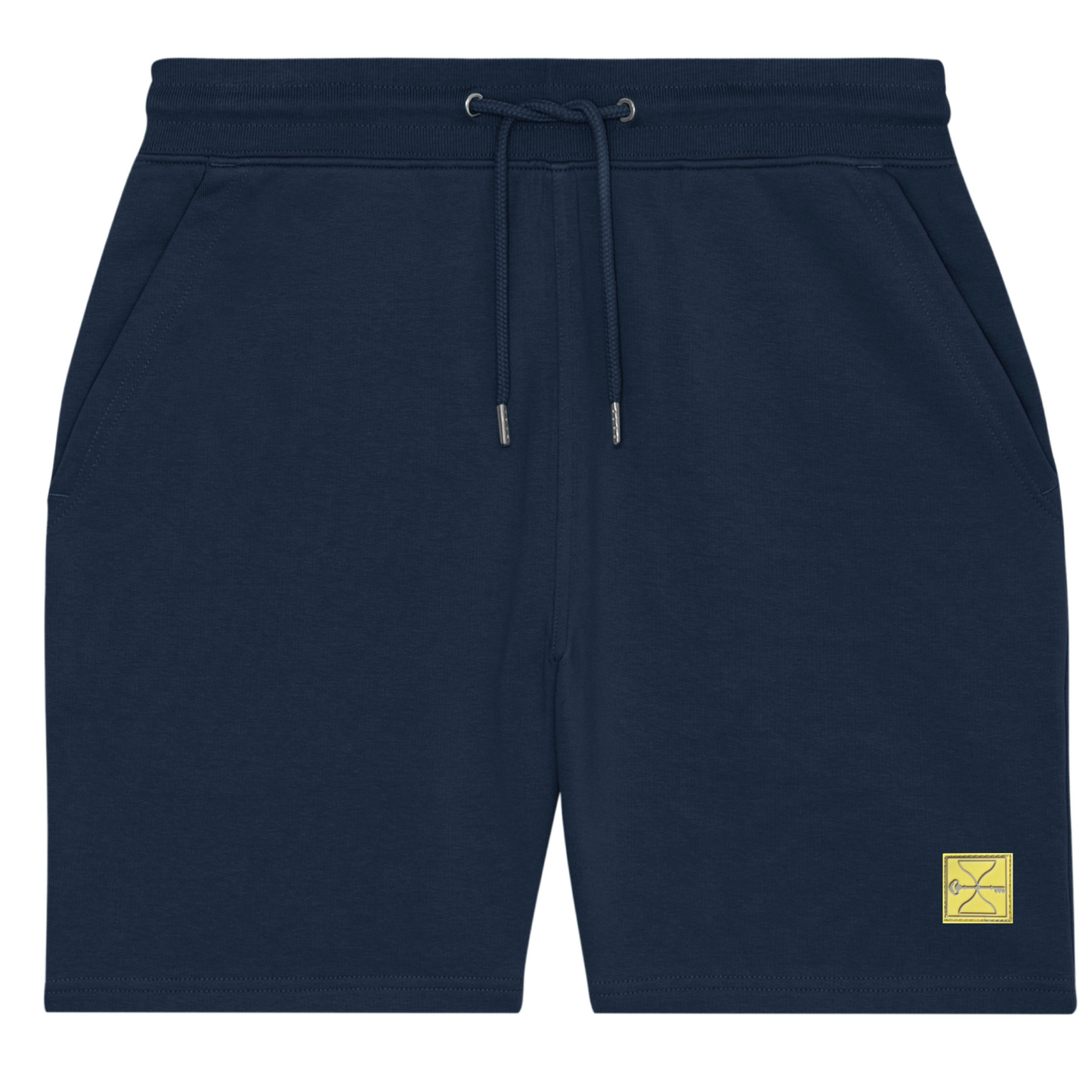 Navy Hourglass Sweatshorts (Yellow Badge)