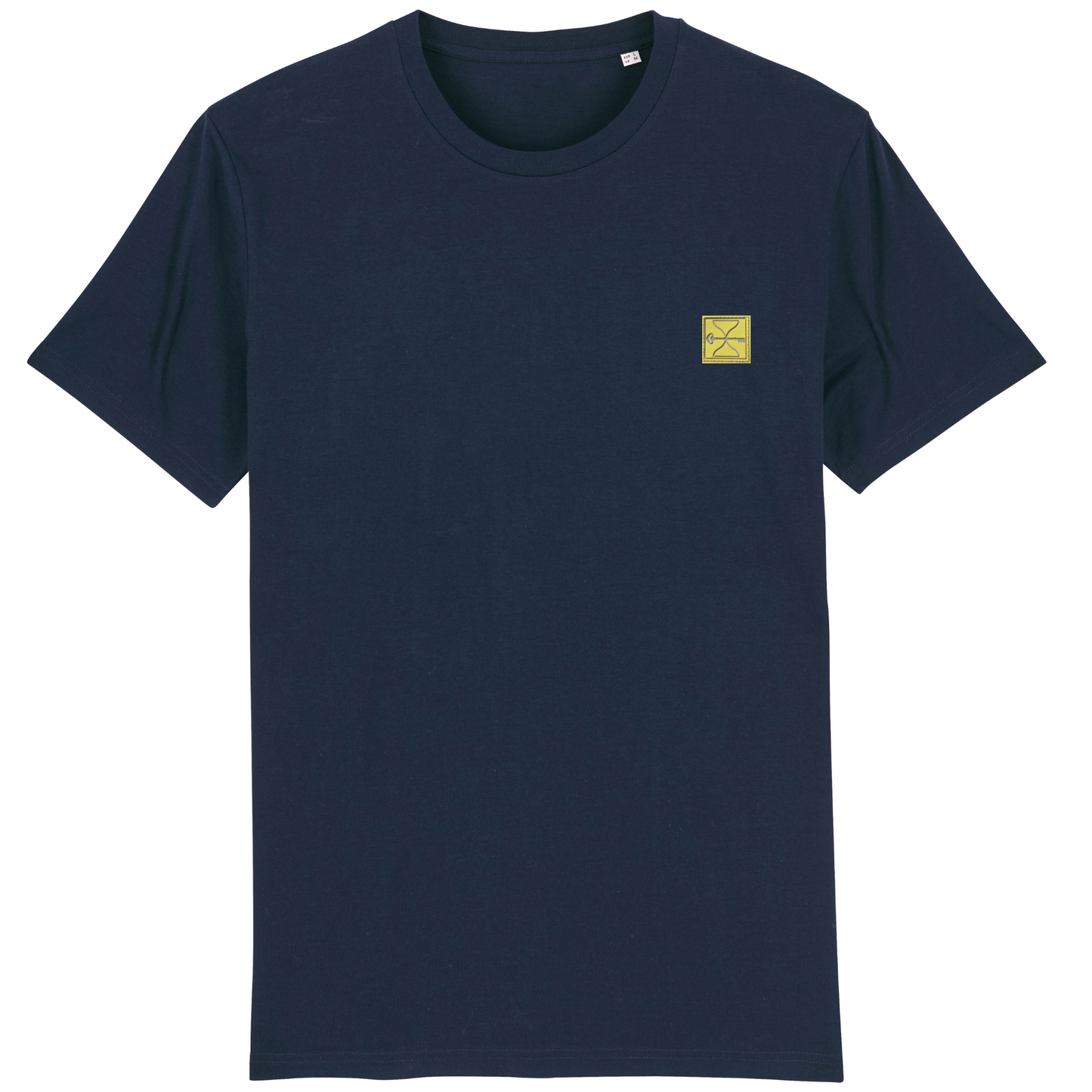 Navy Hourglass T-Shirt (Yellow Badge)